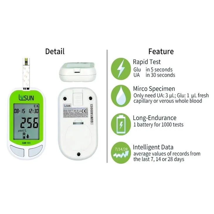 High Accuracy Uric Acid Meter