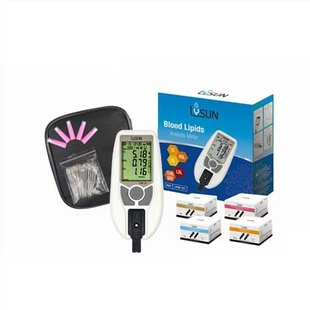 การใช้งานในครัวเรือน Microtouch Blood Lipid Analyzer เครื่องทดสอบคอเลสเตอรอล