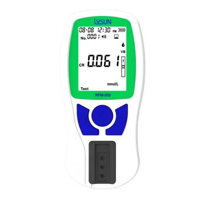 2024 ใหม่เครื่องวิเคราะห์การทำงานของไต Poct Creatinine Test Poct เสถียรรวดเร็ว