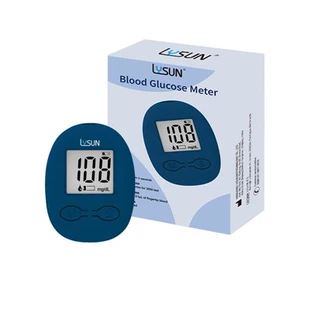 LYSUN BGM-103 Glucometer เครื่องวัดน้ำตาลในเลือดเบาหวานชุดทดสอบน้ำตาลในเลือด
