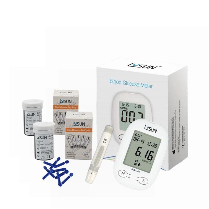 Wholesale Detection Glucometer Medical Blood Glucose Machine Automatically For